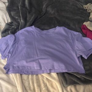 lululemon all yours cropped tee